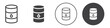 © Horoskooppi - Oil barrel icon Vector logo outline