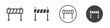 © Horoskooppi - Road barrier icon Vector logo outline