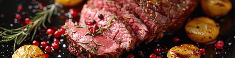 Canvas Print - Roasted Beef Dish