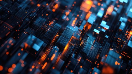 Poster - Abstract background featuring business or technology themes in a visually engaging design