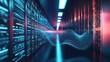 ©  AugmentArt - Network waves in a data center s server room