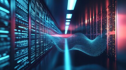 Poster - Network waves in a data center s server room