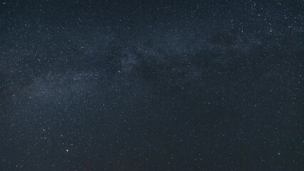 Wall Mural - The Milky Way moving across the night sky. Captures the mesmerizing motion of stars and cosmic detail in a clear, dark sky