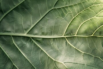 Aufkleber - a close up of a leaf with a green background texture of a leaf captured in stunning detail