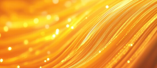 Fototapete - Abstract orange backdrop featuring luminous diagonal rounded lines Contemporary yellow gradient geometric design element Minimalist and futuristic aesthetic