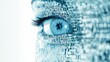 © BOJOShop - Human Eye with Binary Code Digital Abstract