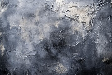 Grey textured concrete wall background, ai