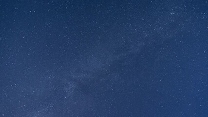 Wall Mural - The Milky Way moving across the night sky. Captures the mesmerizing motion of stars and cosmic detail in a clear, dark sky