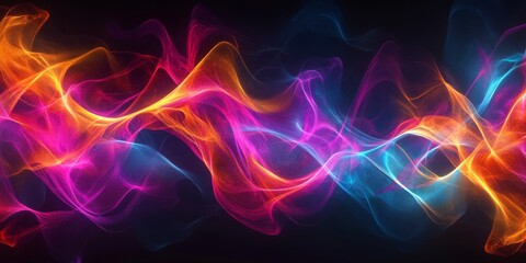 Wall Mural - Discover captivating light trails in a modern abstract style, showcasing highspeed movement and dynamic patterns that evoke a strong sense of futuristic beauty and innovative design