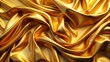 © Collection - Luxurious gold fabric background perfect for adding elegance to any design project, gold, luxury, fabric, background, texture