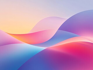 Poster - Abstract colorful gradient background.