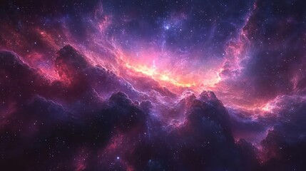 Wall Mural - A mesmerizing view of deep space,
