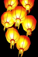 Poster - Chinese Lanterns Glow in the Dark