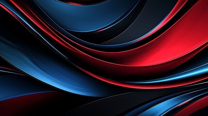 Poster - abstract red background