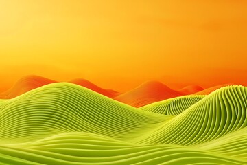 Poster - abstract background with waves