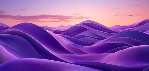 Poster - purple desert background 