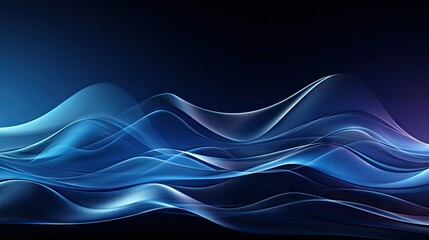 Fototapete - Two pictures of a wave with mountain reflection at night.