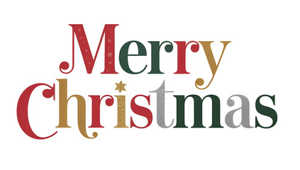 Different types of MERRY CHRISTMAS fonts