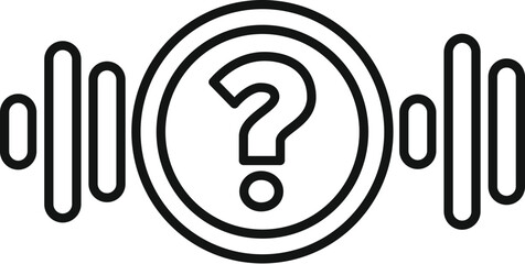 Poster - this icon represents a voice assistant listening to a question with sound waves