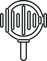Poster - this icon represents the concept of sound detection or audio analysis
