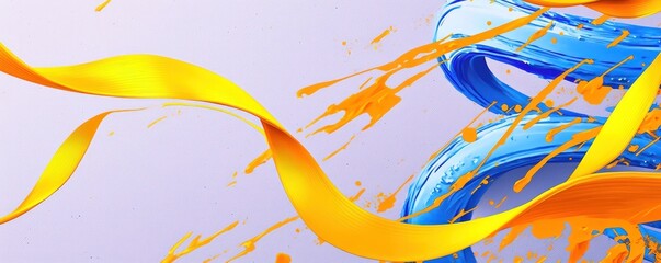 Aufkleber - abstract background with splashes