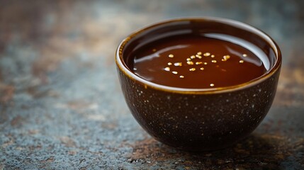 Aufkleber - Close up of delicious sauce cup : Generative AI