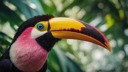 Wall Mural - Wild toucan in the jungle