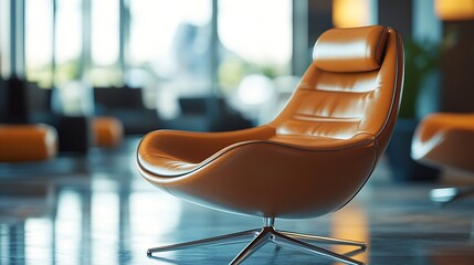 Poster - Seat in the lounge business background : Generative AI