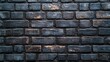 © Generative AI - The photo shows a closeup view of a brick wall The bricks are uniformly arranged in a horizontal pattern with visible mortar lines between them The entire wall is painted a solid matte : Generative AI