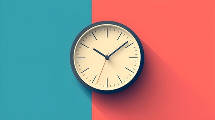 Wall Mural - flat design of a minimalist calendar app with simple, intuitive event scheduling