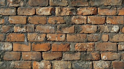 Leinwandbilder - texture pattern of bricks and cement wall in Brazil : Generative AI
