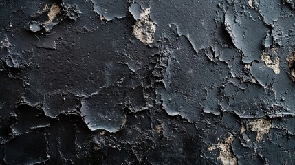 Aufkleber - Old black street poster close up : Generative AI