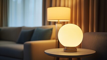 Aufkleber - Interior design sofa table and lamp : Generative AI