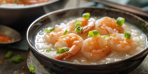 Poster - Congee with Shrimp and Fresh Ginger