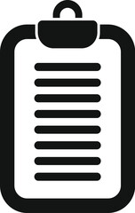 Poster - clipboard showing several lines of text, perfect for representing note taking, tasks, or lists