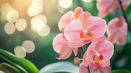 Wall Mural - orchid flower closeup