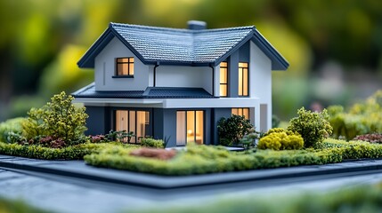 Poster - Real estate concept business Buy own sell properties for profit Cash flow appreciation tax advantages strategy Real estate investment yields financial rewards real estate market : Generative AI