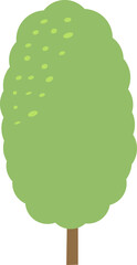 Wall Mural - Green tree of autumn