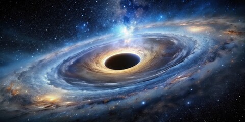 Wall Mural - of sagittarius a, the supermassive black hole at the center of the milky way , black hole, supermass