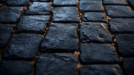 Aufkleber - Old black street poster close up : Generative AI