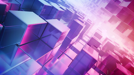 Fototapete - 3d abstract business background 