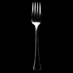 Wall Mural - Fork Silhouette.