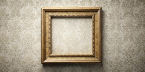 An empty picture frame hanging on a wall , blank, decor, interior, home, design, white, wall art, decoration, mockup