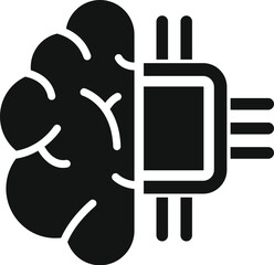 Fototapete - this vector illustration depicts the concept of artificial intelligence and its potential