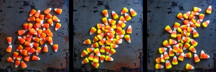 Poster - Halloween-themed sweets featuring candy corn