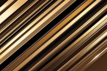 Wall Mural - Shimmering Metallic Stripe Abstract Background Design