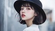 © LU - Hair Fashion, Asian Women, Fashionable youth, woman, beauty, hair, face, model, fashion, people, person, eyes, one, studio, smile, brunette, glamour, skin,  expression, long hair, lady, style, teenage