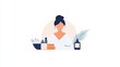 © atikun - Selfcare planner with spa icons, wellness focus, flat design illustration
