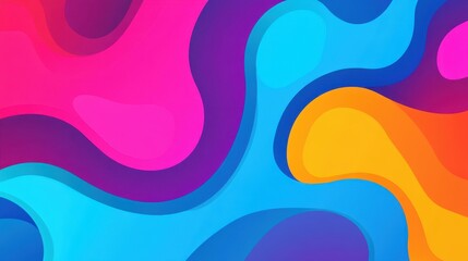 Sticker - Explore vibrant abstract gradient covers and brochure templates, perfect for modern designs and creative projects.