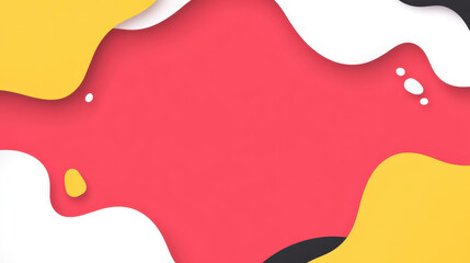 Vibrant abstract red and yellow design perfect for posters and banners, enhancing any digital platform with bold colors.